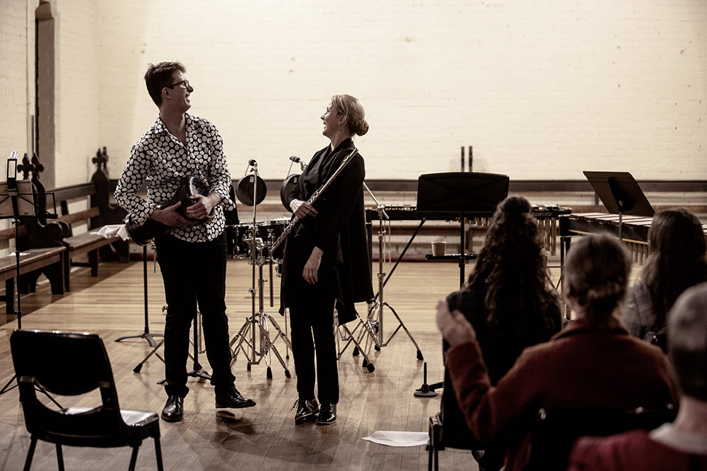 Ensemble Trivium’s pairing of flute and percussion yields unexpected delights