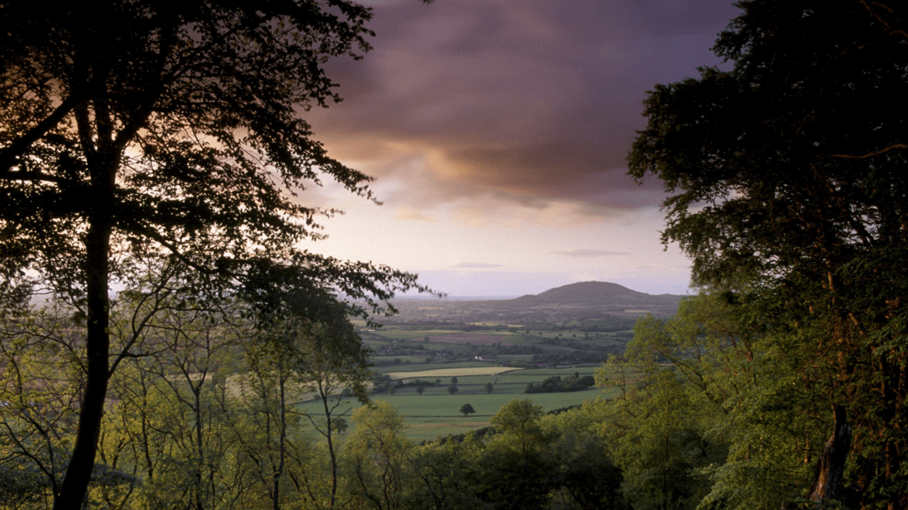 user222 a view of the wrekin and the cheshire vale from wenlock edge in shropshire 116481