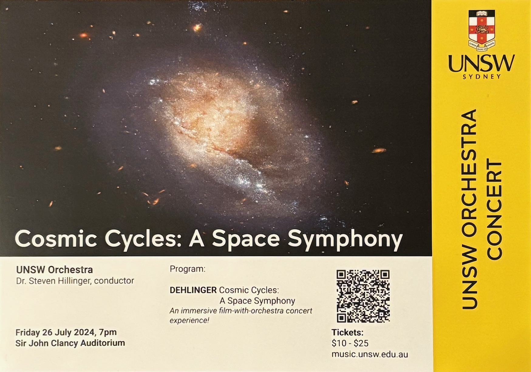 cosmic cycles a space symphony poster