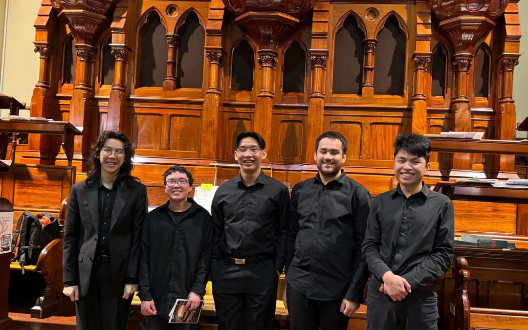 Young organ performers delighted and wowed us – the pews were shaking!