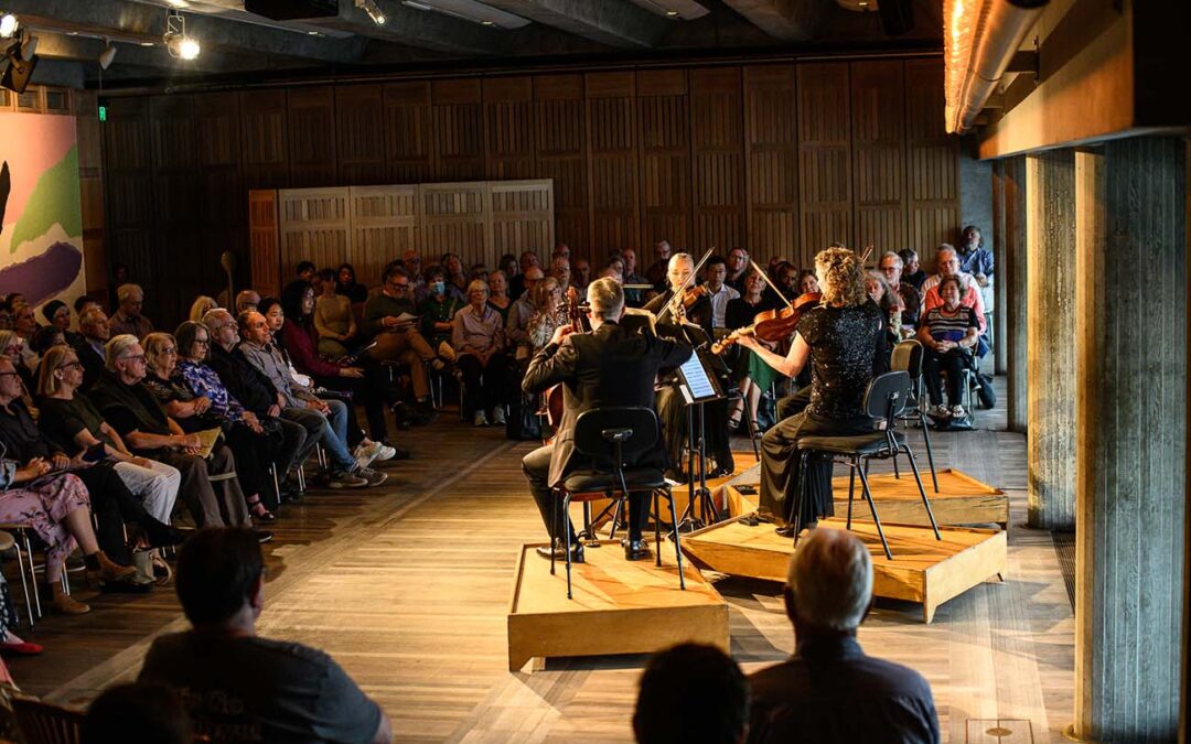 A delight to be in the Utzon Room with AHE’s quartets